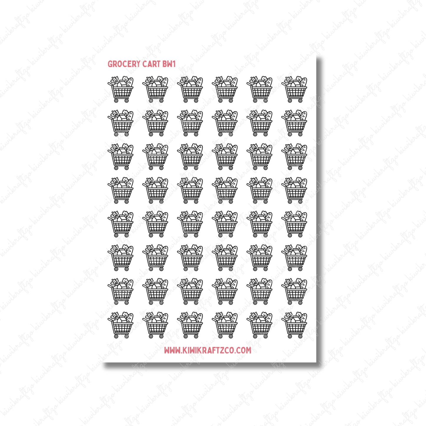 Grocery Cart Icons