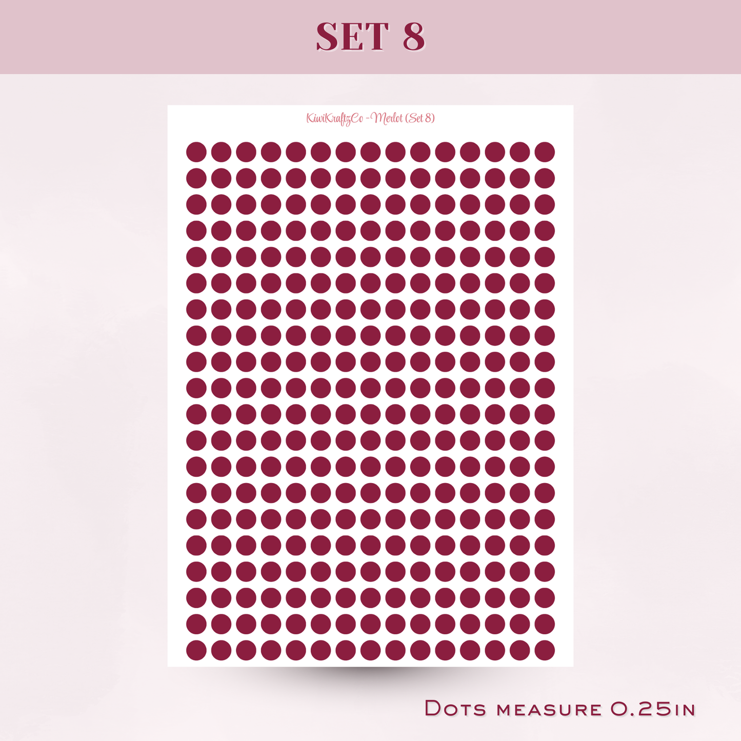 Jewel Tones Functional Shapes - Merlot