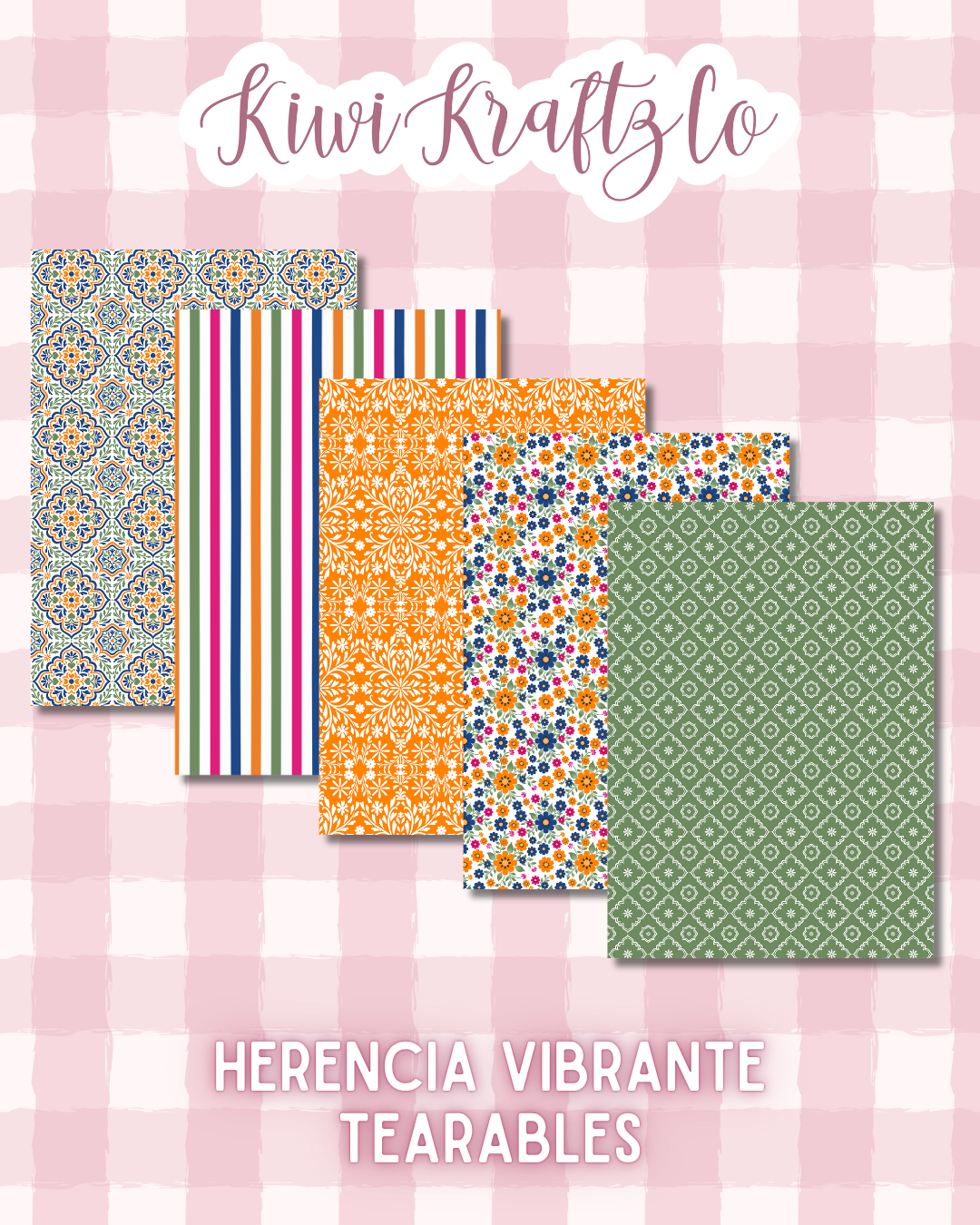 Herencia Vibrante Tearable Sticker Sheets