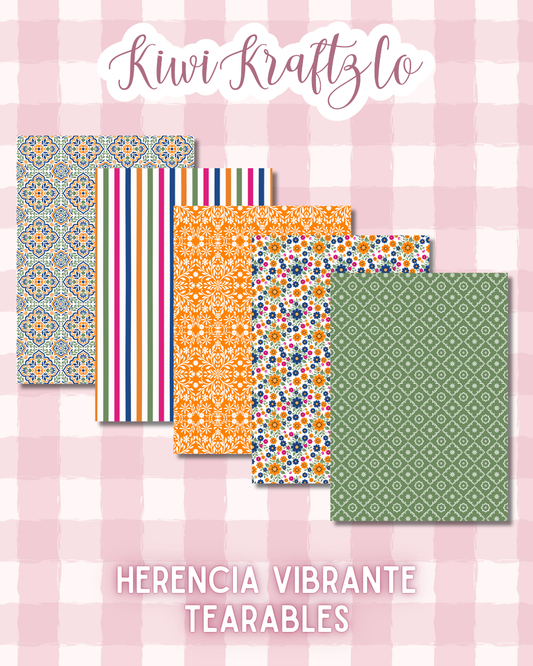 Herencia Vibrante Tearable Sticker Sheets