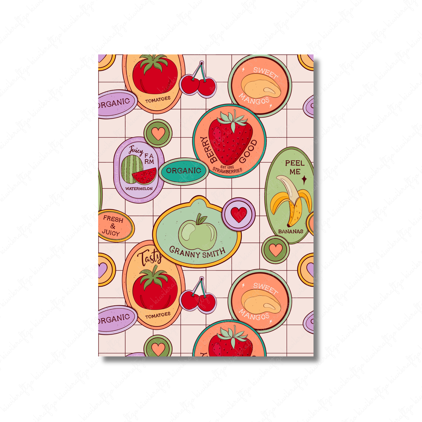 Farmer's Market Tearable Sticker Sheets