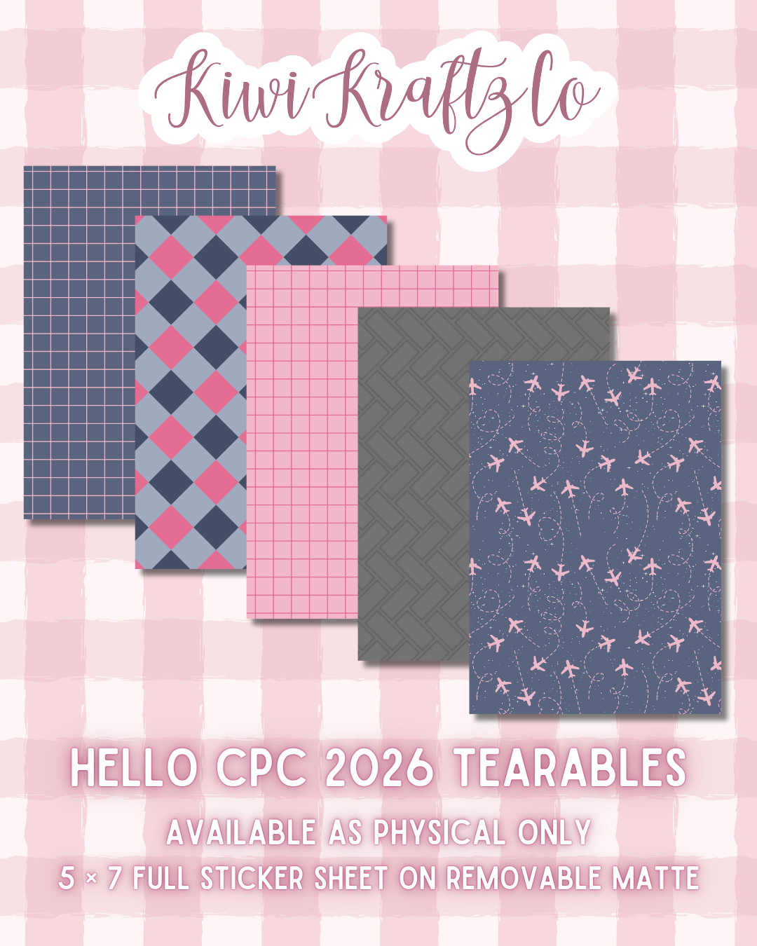 Hello CPC 2026 Tearable Sticker Sheets