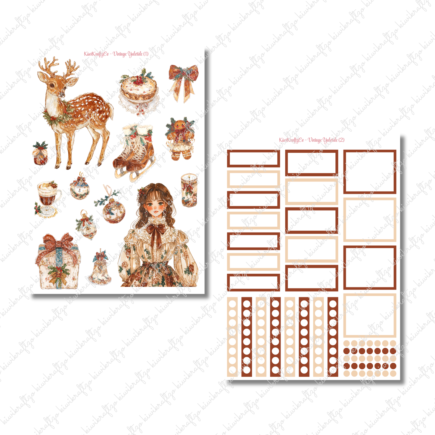 Vintage Yuletide DIGITAL Bundle