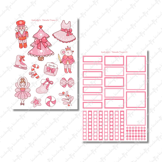 Nutcracker Dreams PHYSICAL Sticker Kit - Petite Size