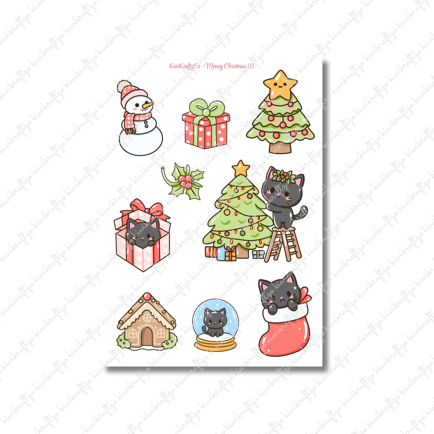 Meowy Christmas DIGITAL Bundle