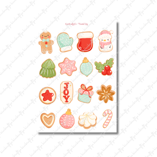 Frosted Joy PHYSICAL Sticker Sheet - Petite Size