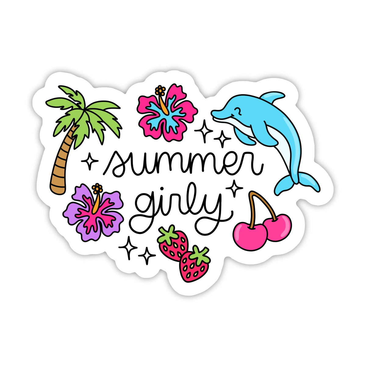 Die Cut Sticker - Summer Girly