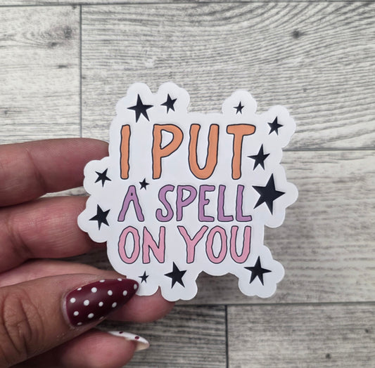 Die Cut Sticker - Witchy Words