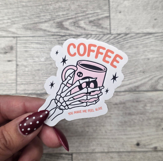 Die Cut Sticker - Dead Tired