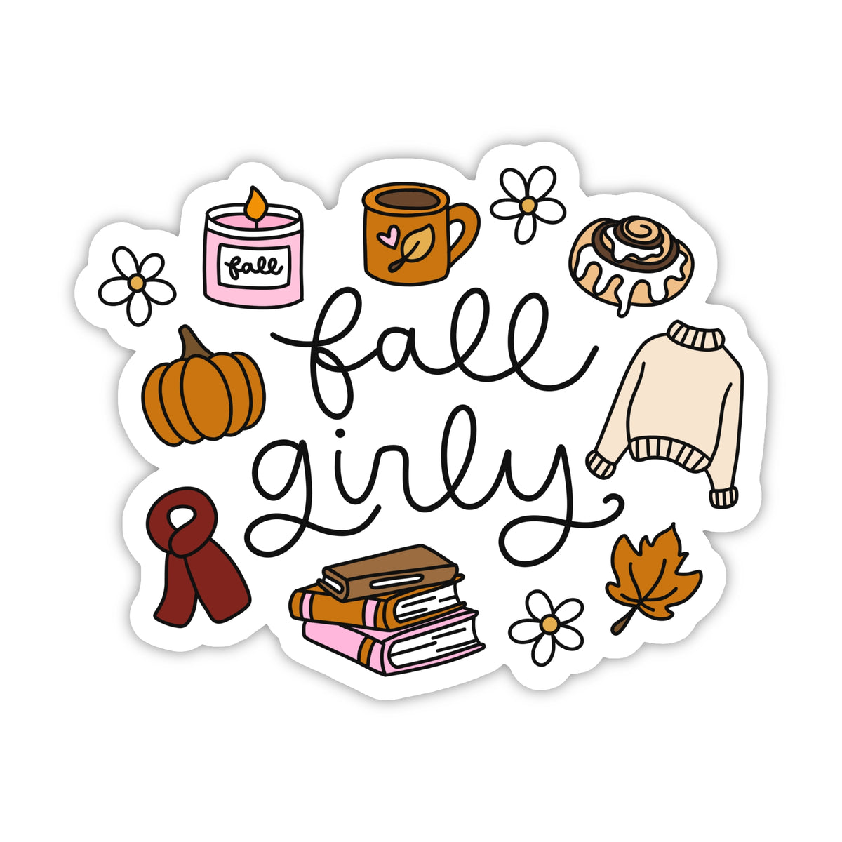 Die Cut Sticker - Fall Girly